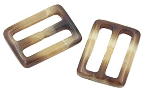CEMELI 10 Stück 50/25 mm quadratische runde Gürtelschnalle aus Kunstharz, Seidenschal-Schnalle, große T-Shirt-Ring-Clips für Damen, Windjacke, Trenchcoat, Taillenschnalle