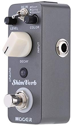 Gitarrpedal, effektpedal, shim verb mini digital reverb-effektpedal för elgitarr sann bypass