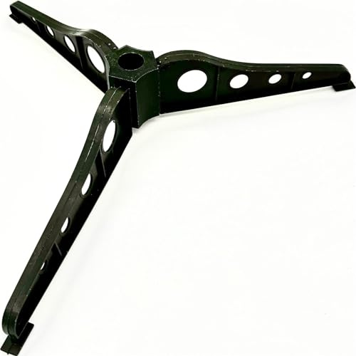 Best Home Tech Soporte para árbol de Navidad para árboles de 3 pies, 4 pies, 5 pies, 6 pies, 7 pies con un poste de 19 mm de diámetro, árbol de Navidad de plástico artificial de 46 cm