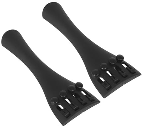 Toyvian 2stücke Tailpiece Carbonfaser Mit Feinen Stimmwirbeln Hochwertiger Ersatz Für Für Präzises Und Verbessertes Spielerlebnis