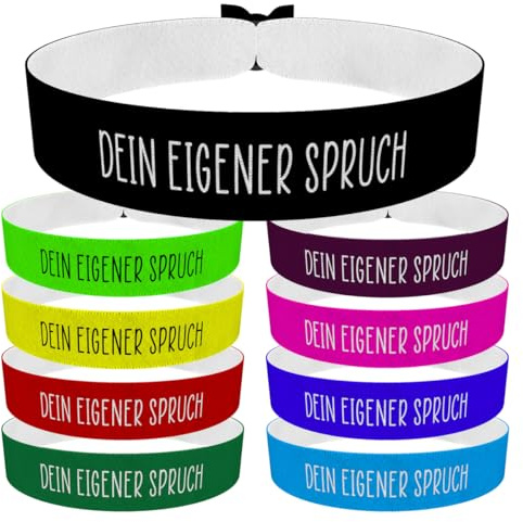 Dein eigener Spruch Stoffarmband - Anpassbare Stoffarmbänder - personalisierte Armbänder - langlebige Armbänder - modische Accessoires - Geschenkarmbänder für Freunde und Paare