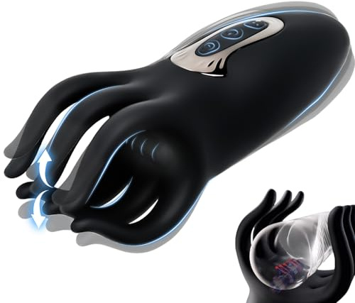 LYAMais Masturbieren für Männer Elektrisch Masturbator Penis Vibrator Eichel Stimulation Eichel Vibrator 10 Vibrations Sex Spielzeug für die Mäner Penis Trainer Masturbator Vibratorensets für Männer