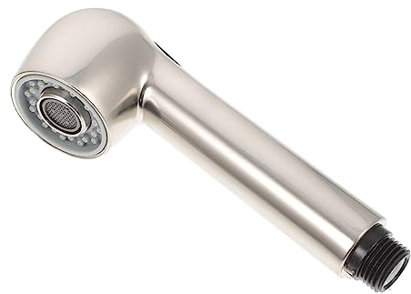 HOMSFOU Kitchen Faucet Head Replacement Pull-Down Spray Hose Nozzle for Sink, Faucet Parts Kitchen Sprayer Replacement Brushed Finish for Cooking and Washing