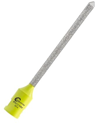 SANLEETEK Mèche à Mortier Diamantée - Fraise à Mortier Raking avec Positionnement à Pointe en Carbure pour L'enlèvement de Mortier de Joint de Maçonnerie, Pierre, Brique, 8mm x 121mm, M14 Filetage