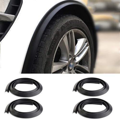 MABEIBEI 4 Pezzi Fender Ruota Sopracciglio per Fiat e-Ducato III 2021-2025, Razzi Parafango Dell'Auto Parafanghi Allargati Sopracciglia Auto Parafango