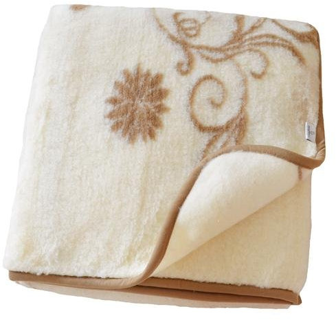 SamWo WD Elegant Light Couverture en laine de mouton 100 % laine mérinos 200 x 140 cm