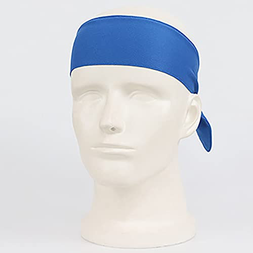 Wilitto Sport-Stirnband, Unisex, rutschfest, für Laufen, Fitness, weiches Stirnband für Damen und Herren, Schweißband für Tennis/Radfahren/Yoga/Basketball, Blau