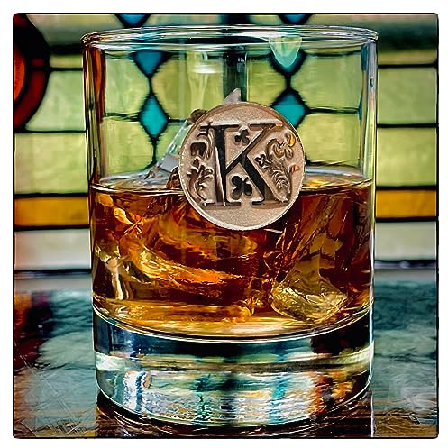 KolbergGlas-HandMade.Hochwertige WhiskyGläser mit Ihr individueller Edel Wunschmonogramm graviert. Männer Geschenk zum Geburtstag oder Weihnachten (K)