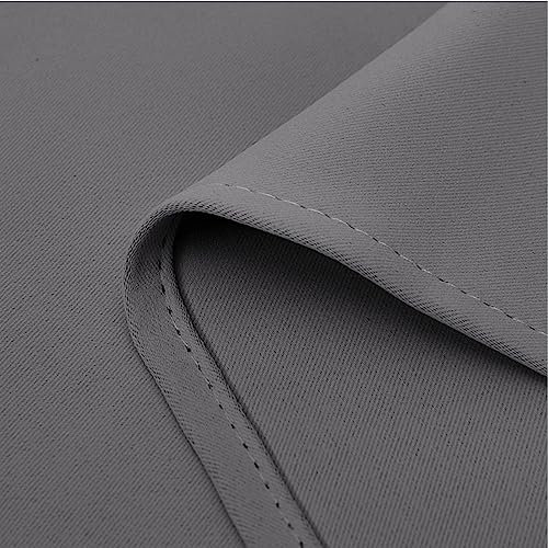 GUAWJRZDP Outdoor Vorhang Blickdicht, Outdoorvorhänge mit Ösen, Außenvorhang mit Ösen Oben und Unten,1 Panele,Wetterfest,Sonnenschutz,Für Veranda,Pergola,Cabana, Terrasse,Gazebo (Color : Gris, Size