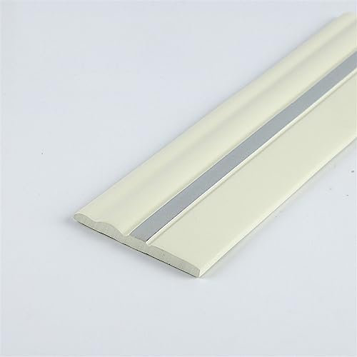 Flexible Baseboard Molding Trim 4 Inch x 16.4 Feet Self-Adhesive Vinyl Wall Base, Flexible Caulk and Trim Strips for Floor Wall Base Cove and More