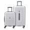Delsey Hartschalen-Kofferraum-Set, 2-teilig (Silber), silber, 22 inches, 2-teiliges Hardside-Kofferraum-Set