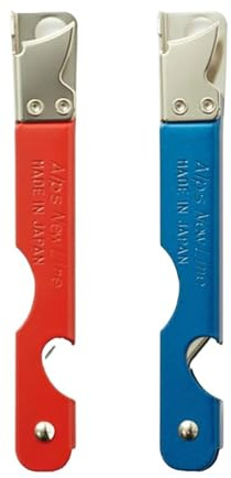 Japanese Classic Can Opener - Set of 2 Different Surprise Colors - 3 in 1 - Multifunctional - Made in Tsubame, Japan