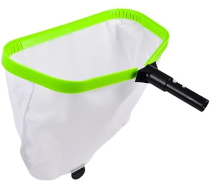 perfk Neta de Skimmer de Piscina Marco de Malla Fina Herramienta de Limpieza Profesional de Limpieza de Hojas de Hojas de Hojas para la bañera de Hojas de