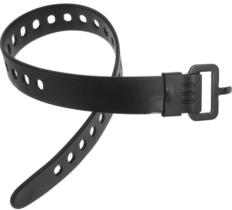 HOMOCONO Black Cable Ties Straps Heavy Duty Webbing Straps for Bags Camping Rope Buckle Reusable Zip Tie Organizer