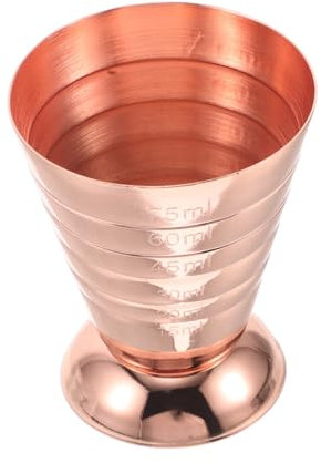 LIFKOME Medidor De Vino Vaso Medidor De Acero Inoxidable Para Coctelería Precisión y Resistencia