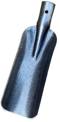 Folpus Rundes Loch Kelle tragbarer Stahl vielseitiger Kleiner Gartenspatentranspldierspaten für Garten außerhalb lockerer Boden