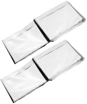 YARNOW 2 Pezzi Pellicola Riflettente per Piante Film Riflettente per Serra e Termica Tagliabile Resistente e Facile da Installare per Agricoltura e Sopravvivenza