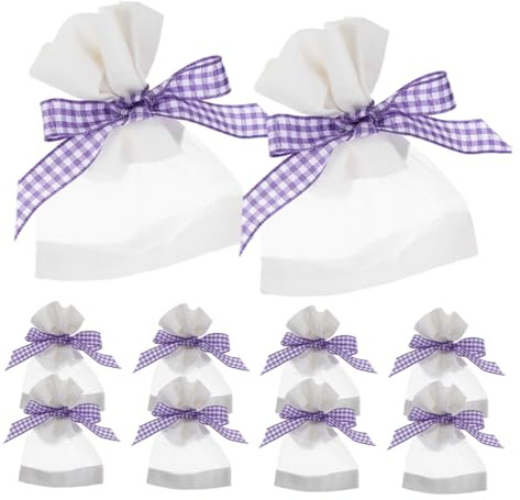 TOYANDONA 20piezas Bolsitas De Organza Vacías para Flores Secas Bolsitas De Malla Cordón Color para Organizar y Armarios para Almacenamiento De Seca