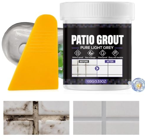 Sellador de lechada impermeable profesional gris claro relleno de larga duración
