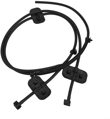 Boquilla de agua de lavado para 508, repuesto OEM 9802763580, para cristales frontales ABS resistentes, boquilla de lavado, montaje en color negro