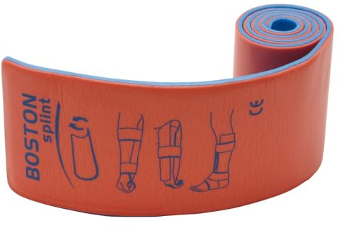 Dönges Universalschiene Boston Splint (Boston-Splint Fixierschiene Fraktur Alu-Polsterschiene), flexibel einsetzbar, leicht anmodellierbar, röntgentransparent, abwisch- und desinfizierbar