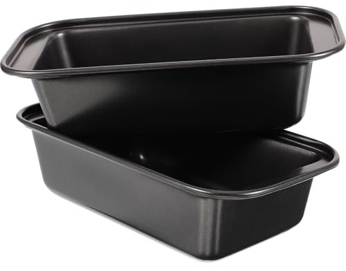 HEMOTON 2 Stück Maifan Stein Antihaft Kastenform 18.5 X 9.8 X 4.5 Cm Für Brot Kuchen Und Gebäck Ideal Für Backofen Und Heißluftfritteuse