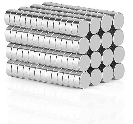 Wukong 8 x 3 mm Neodym Magnete,108 Stücke Ultra-Starke Supermagnete Mini Magnete für Whiteboard, Magnettafel, Magnetstreifen,Büro,Basteln,und vieles mehr