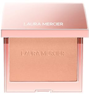 Laura Mercier RoseGlow Blush Color Infusion: Sheer Pressed Powder Blush for Cheeks, Buildable Formula, 10HR Wear, Glowing Long Lasting Color, Peach Shimmer