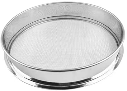 Garden Riddle Fine Mesh Soil Sieve Garden Soil Sieve 0.3cm Grit Gardening Sieves Garden Sieve for Soil and Stones Gardening Tool