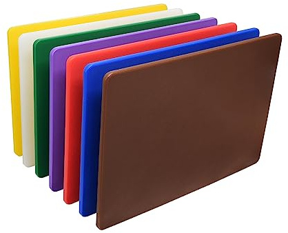 7 tablas de cortar eZone de 45 x 30 cm, codificadas por colores, para catering, preparación de alimentos