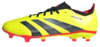 adidas fotboll – skor – nockar predator league FG nattstrike gulsvart-röd 41 1/3