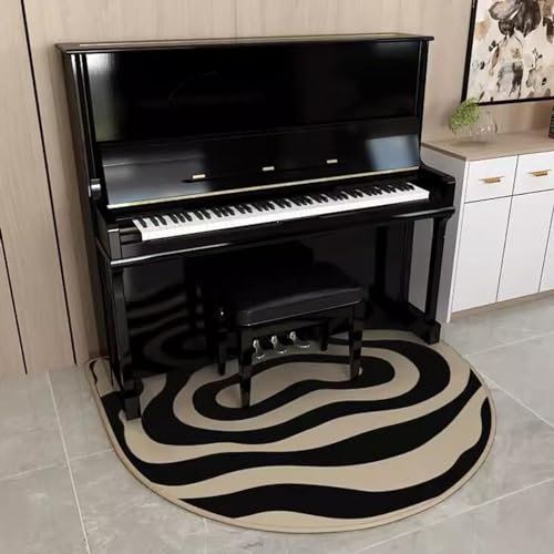 PPGE Home Schallschutz Klavier Teppich Piano Rug Schallschutzmatten Bodenschutzmatte Schallschutzteppich für Bassdrum-Snare für Instrumente Teppich(Size:120X160CM,Color:I)