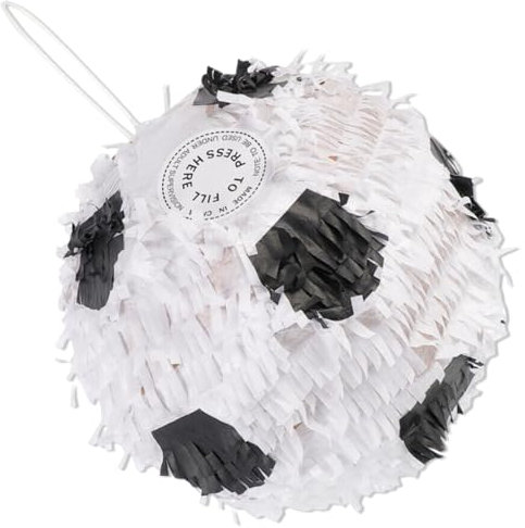Football Pinata for Kids Parties – Fillable Hanging Piñata for Boys and Girls – Large 26cm Birthday Party Game for Children – Bash Style Kids Pinatas for Football Themed Party Decorations