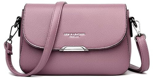 Sun Awesome borsa a tracolla da donna borse borsetta crossbody cross body hand bag handbag Lilla
