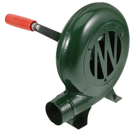 Mipcase 200w Hand Crank Blower Portable Ventilateur à Manivelle Pour Barbecue Et Camping Outil Pratique Pour Feu Cheminée Et