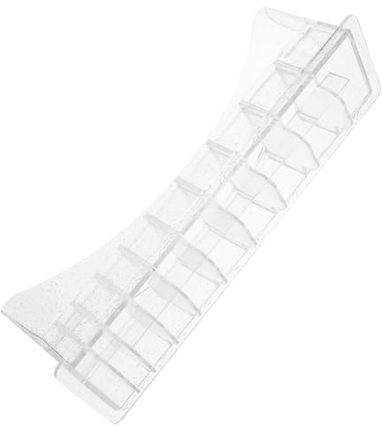WRITWAA 10grids Hair Clipper Guards Combs Storage Organizer Barber Clipper Tray Guide Comb Organizer for Salon Supplies