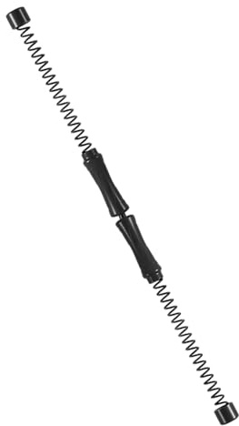 Battle Rope – 2 tragbare Arm-Übungsseile | Multifunktionales Fitnessgerät für das Training zu Hause