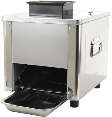850W Fleischschneidemaschine Kommerzielle Fleisch Schneidemaschine Aus Edelstahl Allesschneider Elektrisch Fleischschneider Für Küche Metzgereien Und Restaurants - 3,5 mm Dicke