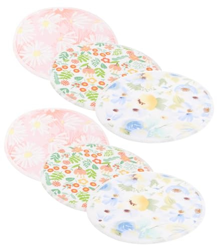 CONGARTENO Reusable Nursing Pads Nursing Breast for Breastfeeding Maternity 6 Pcs Made of Soft Bamboo Fiber with Comfortable and Breathable Design, Washable and Eco-Friendly