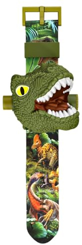 Generico Orologio Digitale per Bambini con Proiezione - Giocattolo Educativo Regolabile per Bambini 3-8 Anni | Orologio Dinosauro con LED e Display a | Regalo Divertente per Compleanno, Natale, C
