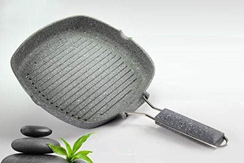 BISTECCHIERA STONE LINE QUADRATA CUCINA EFFETTO PIETRA 28CM