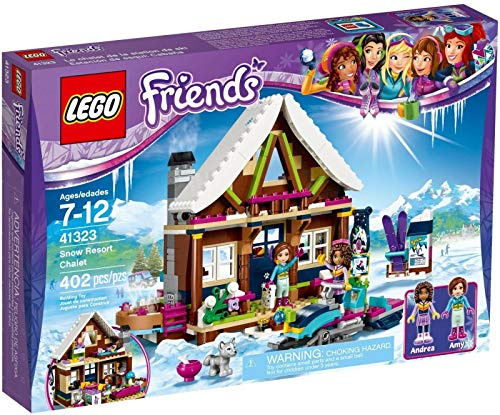 LEGO Friends 41323 - Chalet im Wintersportort Konstruktionsspiel, bunt