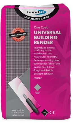 Bond-It Universal One Coat Building Render Internal and External Rendering Mortar 25kg