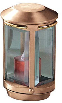 legendURN Remembrance grave lantern bronze | Cremation Urn for Ashes