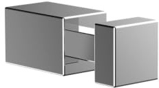 Emco LIAISON Haken aus Metall in Chrom, dezent und praktisch, zur Wandmontage
