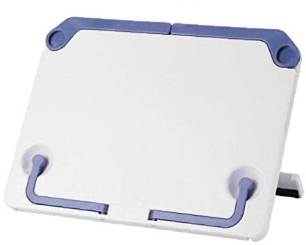 AMOYER Portables Stativ Bücher Dokument Rezept Regal Folding Kochbuch Tablet-Halter-Organisator Rast Rack-Home Office Lagerung