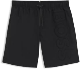 BOSS Men's Whale Swim Trunks, New-Black1, L
