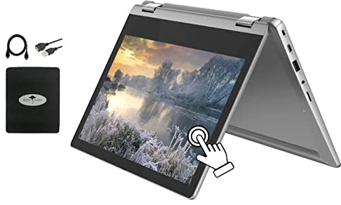 Lenovo Laptop Chromebook convertible Flex 3 de 11.6 pulgadas con pantalla táctil HD 2 en 1, CPU MediaTek MT8183 de 8 núcleos, memoria de 4 GB, eMMC de 32 GB, WiFi 5, Chrome OS, gris ártico, con