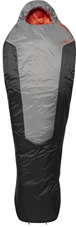 Rab Solar Ultra 1 Schlafsack, Granite, Regular Left