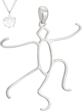 BENECREAT Medium 925 Sterling Silber 5 Krallen Zinkenanhänger Rohling, Ovaler Handgefertigter Anhänger Für Nuggets-Anhänger, DIY-Halskette, Schmuck, 33x33x1 mm Platin
